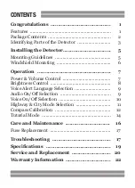 Предварительный просмотр 2 страницы SENSORO ZODIAC II Operation Manual