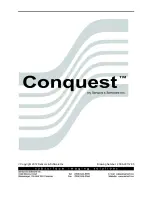 Предварительный просмотр 1 страницы Sensors & Software Conquest Series Manual