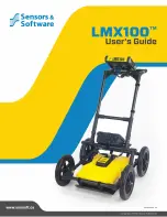 Sensors & Software LMX100 User Manual preview