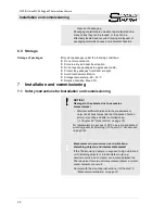 Preview for 20 page of SensorTherm METIS Vision MV09 Assembly And Installation Instructions Manual