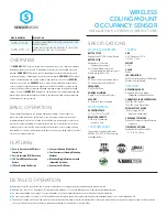 SENSORWORX SWX-201-B Installation & Operation Instructions preview