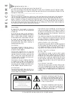 Preview for 2 page of Sensory Science DDV2120 User Manual