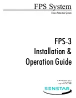 Preview for 1 page of SENSTAR FPS-3 Installation & Operation Manual