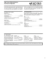 Предварительный просмотр 23 страницы Sensus 243 Manual