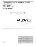 Предварительный просмотр 24 страницы Sensus 243 Manual