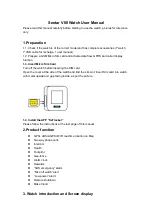 Sentar V80 User Manual preview