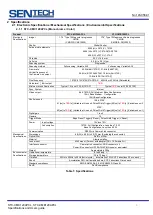 Preview for 6 page of SenTech CL Series Product Specifications