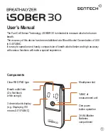 Предварительный просмотр 1 страницы SenTech iSOBER 30 User Manual