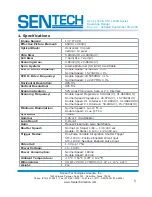 Предварительный просмотр 5 страницы SenTech STC-1100C Operating Manual