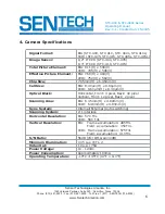 Preview for 6 page of SenTech STC-400 Series Operating Manual