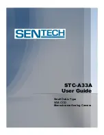 SenTech STC-A33A User Manual preview