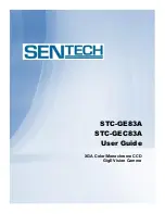 SenTech STC-GE83A User Manual preview