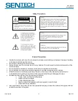 Preview for 2 page of SenTech STC-GE83A User Manual