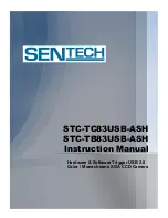 Preview for 1 page of SenTech STC-TB83USB-ASH Instruction Manual