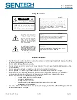 Preview for 2 page of SenTech STC-TB83USB-ASH Instruction Manual