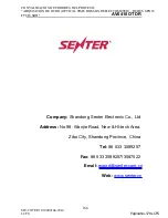 Предварительный просмотр 170 страницы Senter AV6418 OTDR User Manual