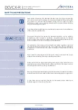 Предварительный просмотр 3 страницы Sentera Controls DCVCX-R Mounting And Operating Instructions