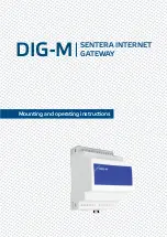 Sentera Controls DIG-M Mounting And Operating Instructions preview