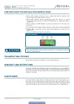 Preview for 8 page of Sentera Controls DIG-M Mounting And Operating Instructions