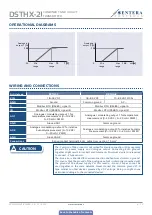 Preview for 5 page of Sentera Controls DSTH 2 Series Mounting And Operating Instructions