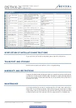 Preview for 10 page of Sentera Controls DSTH 2 Series Mounting And Operating Instructions