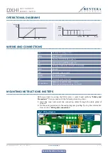 Preview for 5 page of Sentera Controls DXH-F Mounting And Operating Instructions