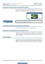 Preview for 10 page of Sentera Controls DXTP Mounting And Operating Instructions