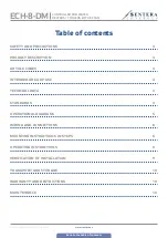 Preview for 2 page of Sentera Controls ECH-8-DM Mounting And Operating Instructions