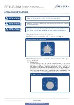 Preview for 8 page of Sentera Controls ECH-8-DM Mounting And Operating Instructions