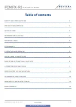 Preview for 2 page of Sentera Controls FCMF R Series Mounting And Operating Instructions