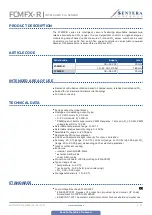 Preview for 4 page of Sentera Controls FCMF R Series Mounting And Operating Instructions