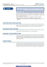 Preview for 10 page of Sentera Controls FCMF R Series Mounting And Operating Instructions