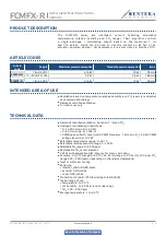 Preview for 4 page of Sentera Controls FCMFF-R Mounting And Operating Instructions