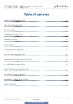 Preview for 2 page of Sentera Controls FCMFFB-R Mounting And Operating Instructions