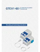 Preview for 1 page of Sentera Controls GTEX1-60-DM Mounting And Operating Instructions