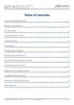 Preview for 2 page of Sentera Controls GTT-1 Mounting And Operating Instructions