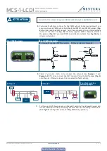 Preview for 9 page of Sentera Controls MCS-1-LCD Mounting And Operating Instructions