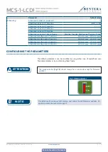 Preview for 15 page of Sentera Controls MCS-1-LCD Mounting And Operating Instructions