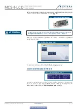 Preview for 19 page of Sentera Controls MCS-1-LCD Mounting And Operating Instructions