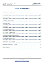 Preview for 2 page of Sentera Controls MT Mounting And Operating Instructions