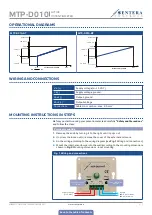 Preview for 5 page of Sentera Controls MTP-D010 Series Mounting And Operating Instructions