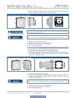 Preview for 6 page of Sentera Controls MTP-G010-AT Mounting And Operating Instructions