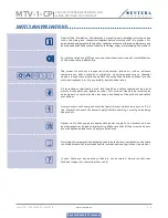 Preview for 3 page of Sentera Controls MTV-1-CP Mounting And Operation Instructions