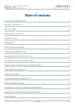 Preview for 2 page of Sentera Controls RDCV Mounting And Operating Instructions