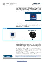 Preview for 10 page of Sentera Controls RDCV Mounting And Operating Instructions