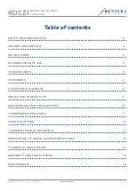 Preview for 2 page of Sentera Controls RDCZ Series Mounting And Operating Instructions