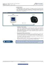 Preview for 9 page of Sentera Controls RDCZ Series Mounting And Operating Instructions