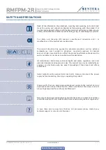 Preview for 3 page of Sentera Controls RMFPM-2R Mounting And Operating Instructions