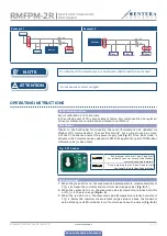 Preview for 7 page of Sentera Controls RMFPM-2R Mounting And Operating Instructions