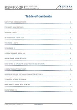 Preview for 2 page of Sentera Controls RSMF-2R Series Mounting And Operating Instructions